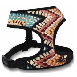 BARRY KING Szelki dla psa z wytrzymałej tkaniny - wzór boho 35 cm