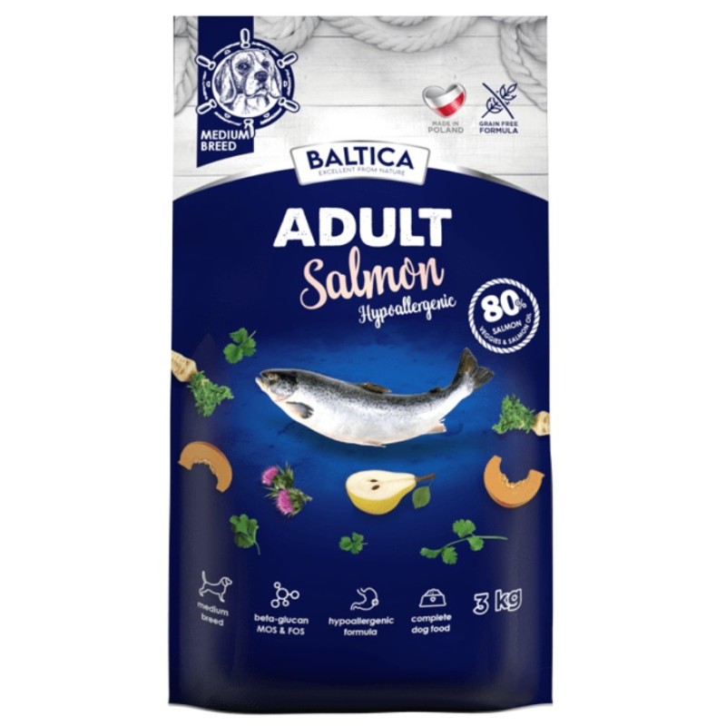 BALTICA EXCELLENT Adult Salmon Hypoallergenic M 3 kg