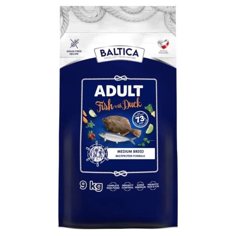 BALTICA EXCELLENT Adult Fish with Duck M 9 kg