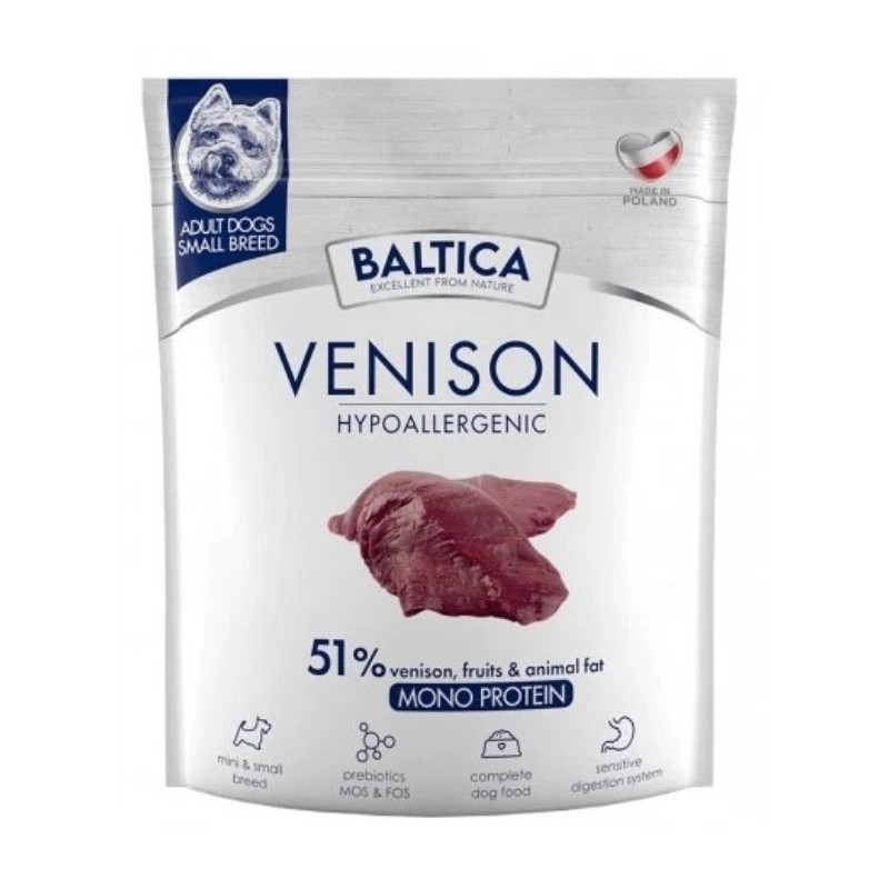 BALTICA NUTRACEUTIC Hypoallergenic Venison and Rice XS/S 12 kg