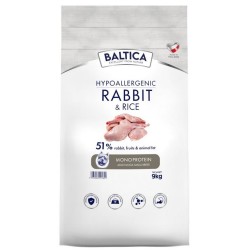 BALTICA NUTRACEUTIC Hypoallergenic Rabbit and Rice XS/S 3 kg