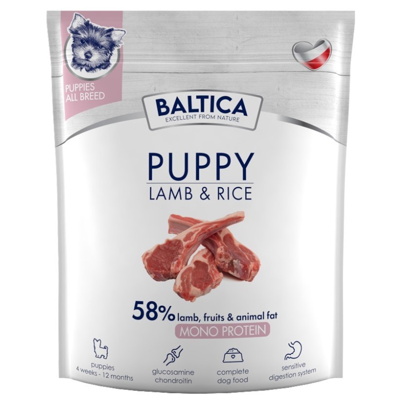 BALTICA NUTRACEUTIC Hypoallergenic Puppy Lamb and Rice All Breeds 6 kg