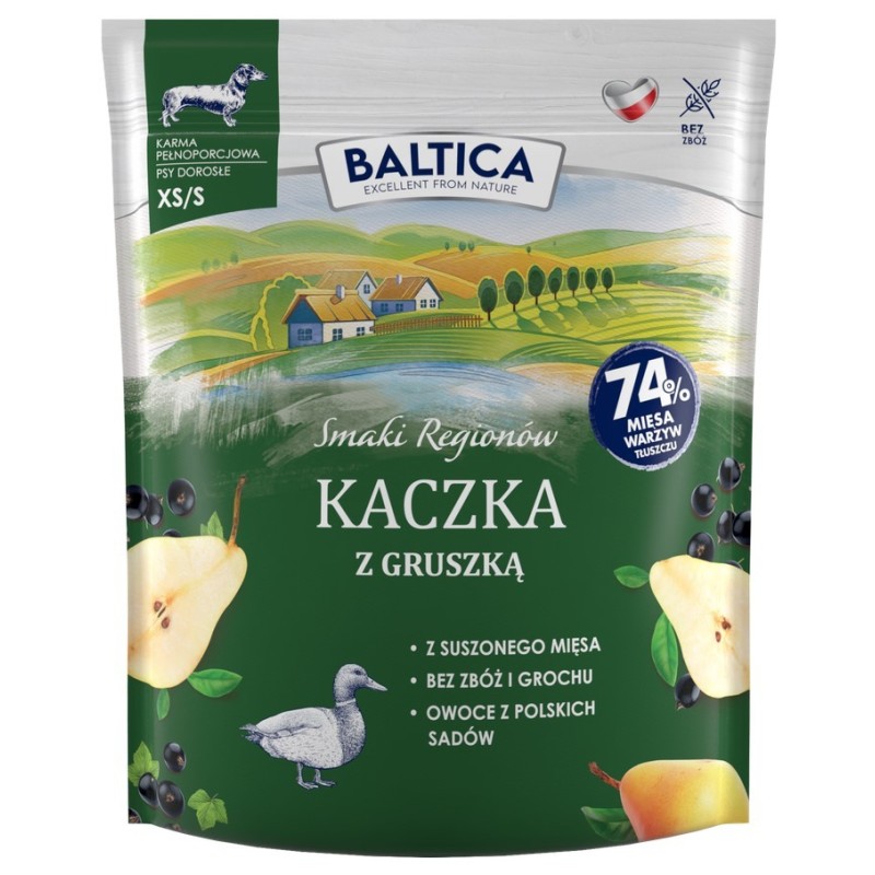 BALTICA SMAKI REGIONÓW Kaczka z gruszką XS/S 6 kg