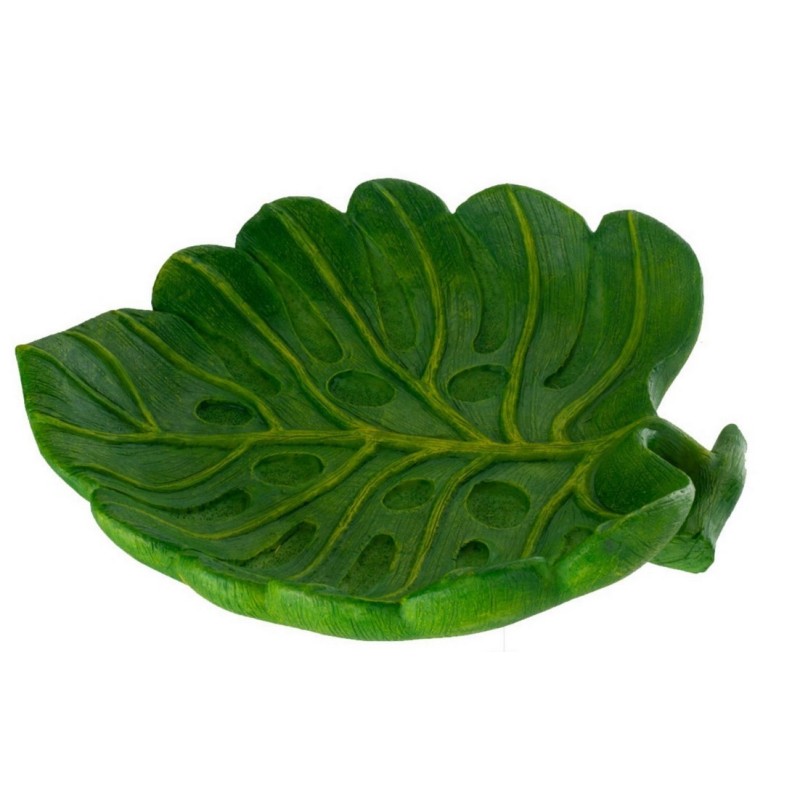 REPTILE NOVA Dish Leaf Miska do terrarium na wodę i jedzenie 15 x 13,5 x 3,5 cm