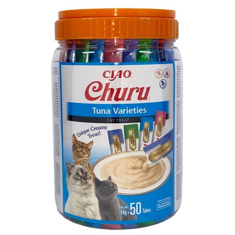 INABA CAT CHURU Varieties Tuna 50x 14g