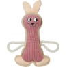 ZOLUX Zabawka dla psa wytrzymała Królik BUDDY 33 cm - różowy