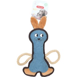 ZOLUX Zabawka dla psa wytrzymała Królik BUDDY 33 cm - niebieski