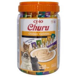 INABA CAT CHURU Varieties Chicken 50x 14g