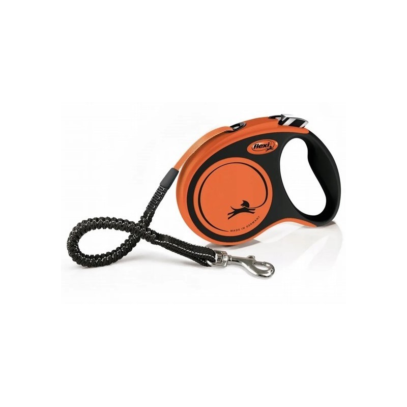 ZOLUX FLEXI Smycz automatyczna XTREME XS taśma 3 m kol. pomarańczowy