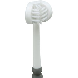 TRIXIE Trójstronna szczoteczka do zębów dla psa/kota 18 cm - biało/szara