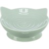 TRIXIE Viviana miska podwyższona dla kota ceramiczna 0.15 l/14 cm - szałwiowa