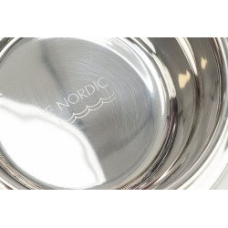 TRIXIE BE NORDIC zestaw misek dla psa MDF/stal nierdzewna - biała 2x 0,4 l