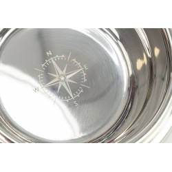 TRIXIE BE NORDIC zestaw misek dla psa MDF/stal nierdzewna - biała 2x 0,9 l