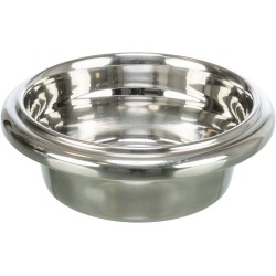 TRIXIE BE NORDIC zestaw misek dla psa MDF/stal nierdzewna - biała 2x 0,9 l