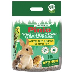 SUPER PINIO Podłoże z drzewa osikowego dla małych zwierząt domowych Optimum 10l