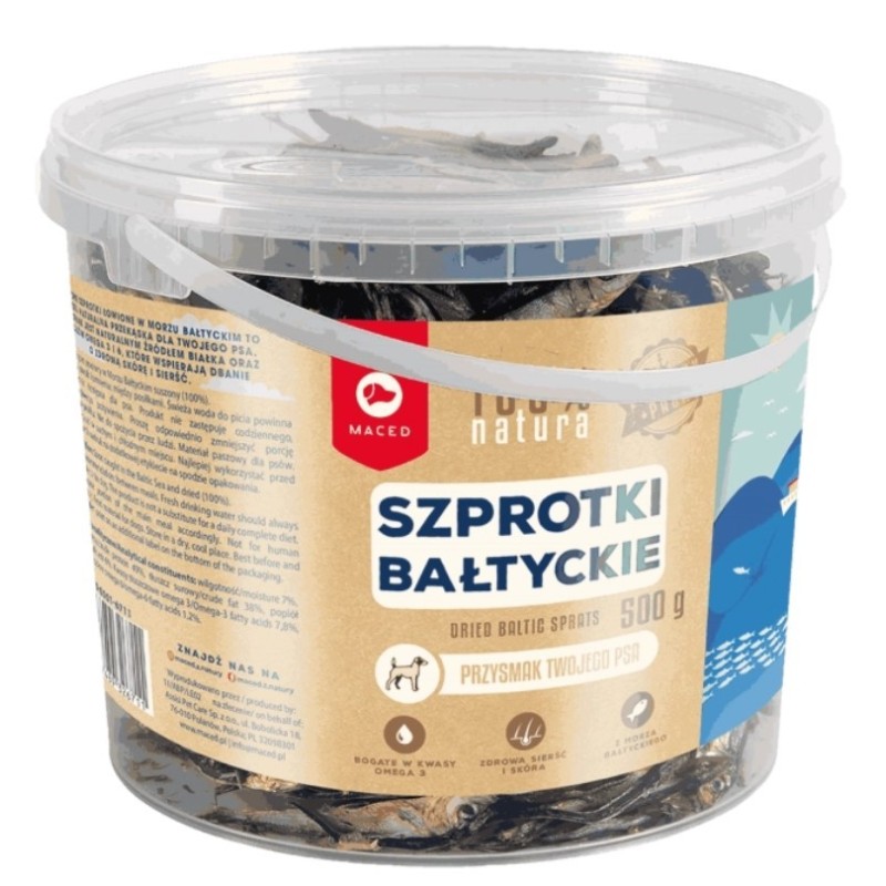 MACED 100% Natura Szprotki Bałtyckie Economy Pack 500g