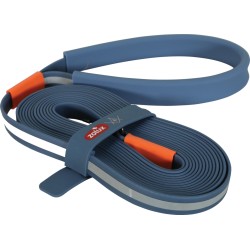 ZOLUX Smycz płaska dla psa silikonowa BIVOUAK - niebieska 15m