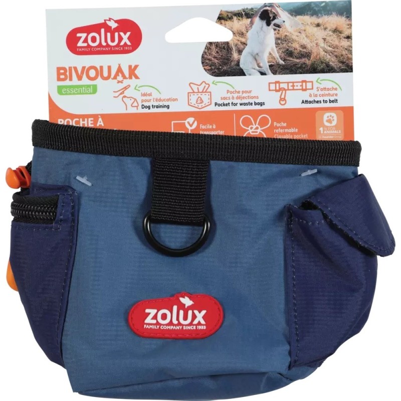ZOLUX Saszetka na przysmaki dla psa BIVOUAK - niebieska