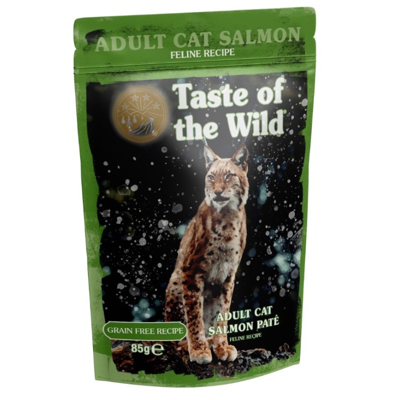 TASTE OF THE WILD Adult CAT Salmon Pate 85g (saszetka)