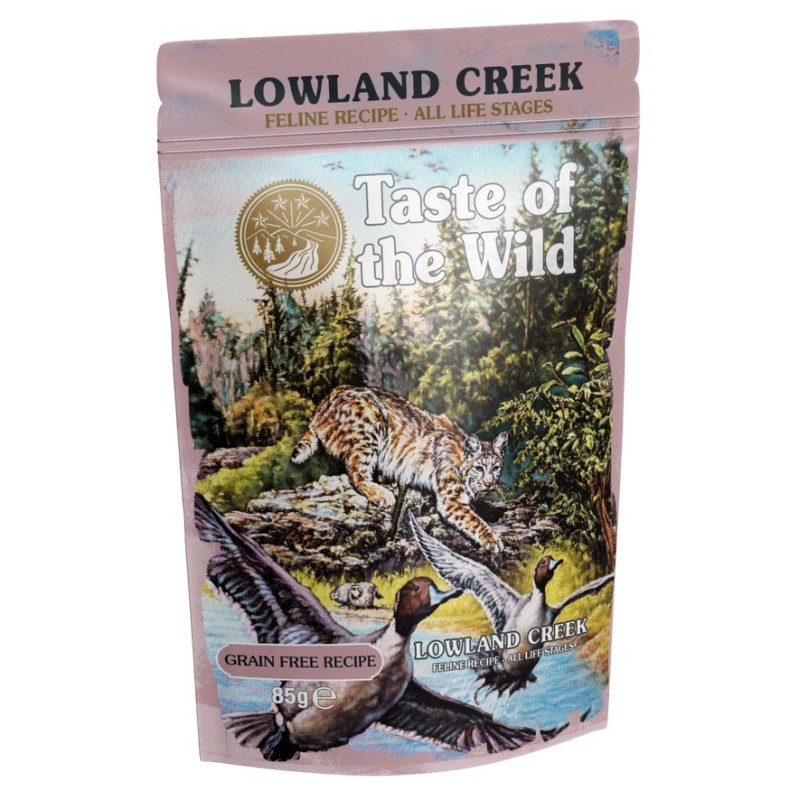 TASTE OF THE WILD CAT Lowland Creek Pate 85g (saszetka)
