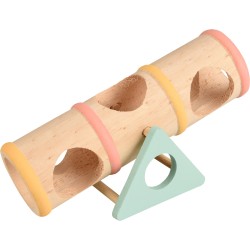 FLAMINGO Huśtawka tunel dla chomika drew. 7x16 cm