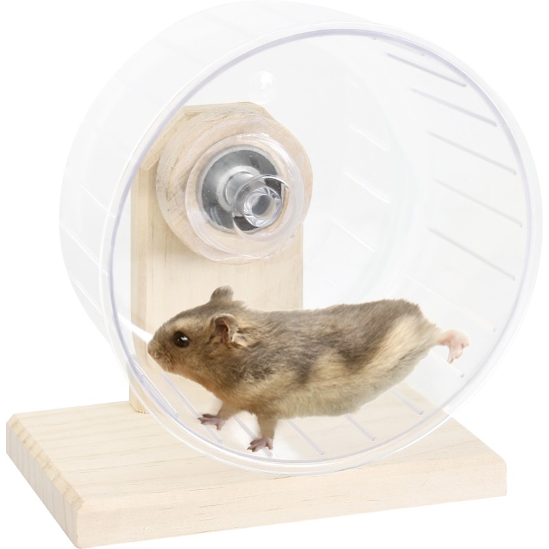 FLAMINGO Kołowrotek dla chomika plastik 15cm