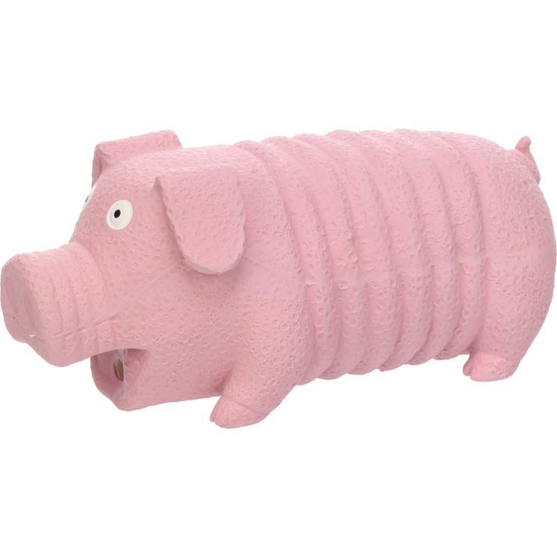 FLAMINGO Lateksowa Świnka różowa 17 cm