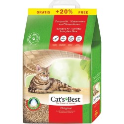 CATS BEST Eko Plus / Original - żwirek drewniany 10l + 20% GRATIS! PROMO Uszkodzenie