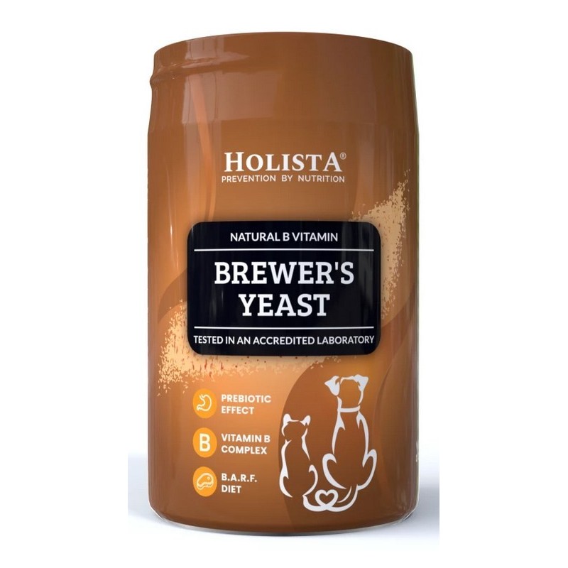 HOLISTA Brewer's Yeast - Drożdże browarnicze dla psa i kota (proszek) 200g