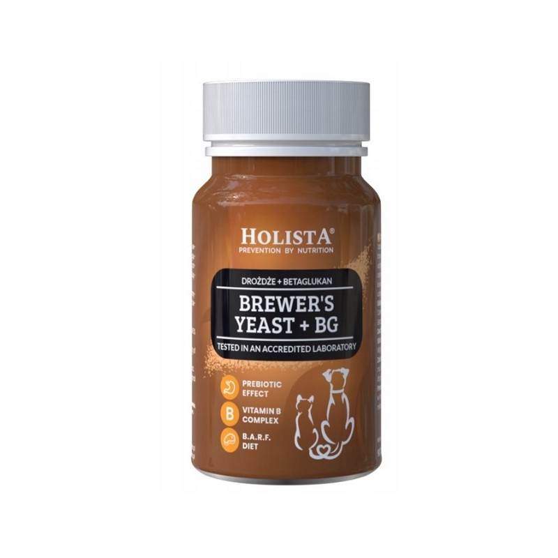 HOLISTA Brewer's Yeast plus BG - drożdże browarnicze i betaglukan 90 Tabl.