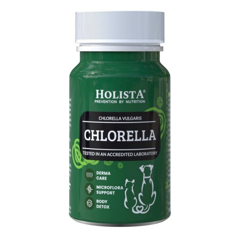 HOLISTA Chlorella dla psa i kota 90 tabl.