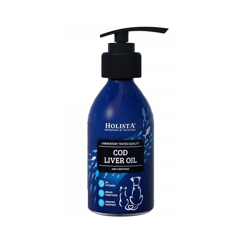 HOLISTA Cod Liver Oil - Tran z dorsza dla psa i kota 500ml