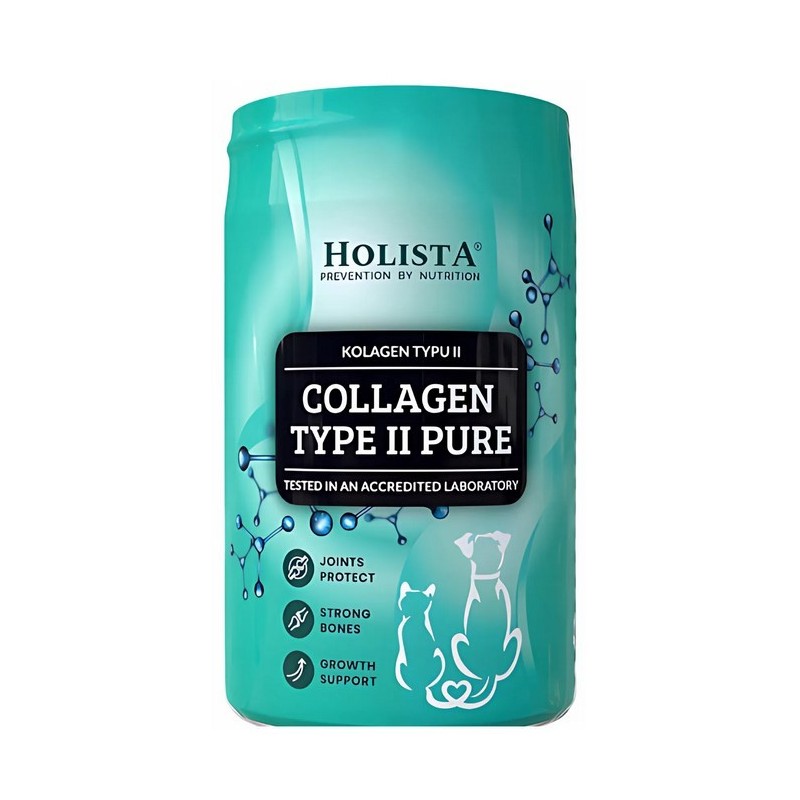 HOLISTA Collagen Type II PURE - Kolagen typu II dla psa i kota (proszek) 200g