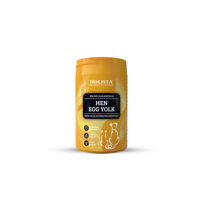 HOLISTA Egg Yolk - żółtko jaja kurzego dla psów (proszek) 120g
