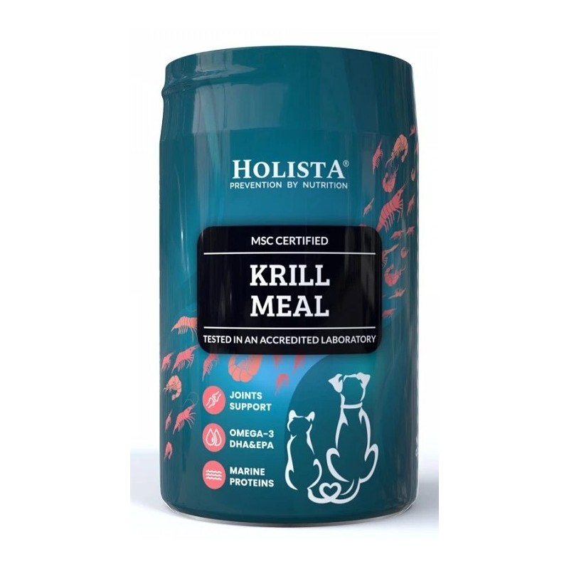HOLISTA Krill Meal - Mączka z kryla dla psa i kota (proszek) 500g