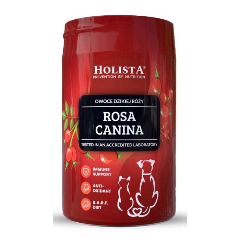 HOLISTA Rosa Canina - owoc róży dla psa i kota (proszek) 150g