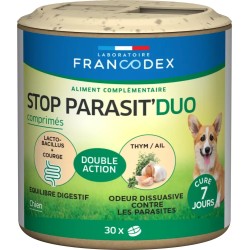 FRANCODEX Tabletki dla małego psa na pasożyty STOP PARASIT'DUO 30 szt