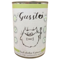 GUSSTO Cat - Fresh Chicken and Prawns 400g