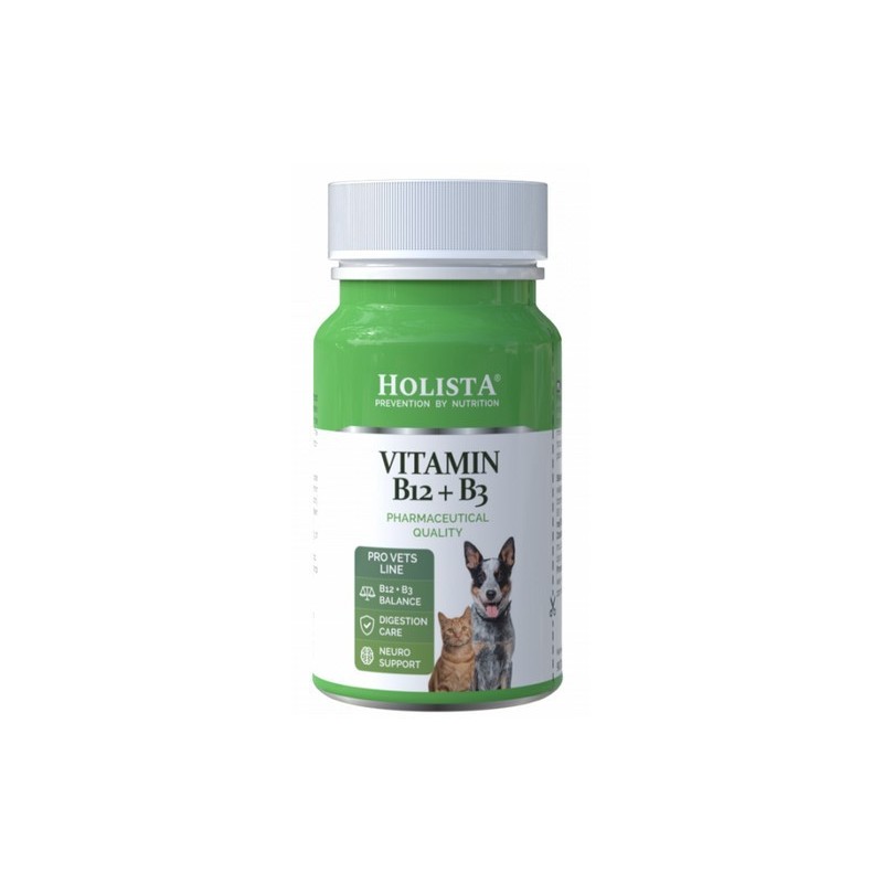 HOLISTA Vitamin B12 plus B3 90 Tabl. PROMO Krótki termin