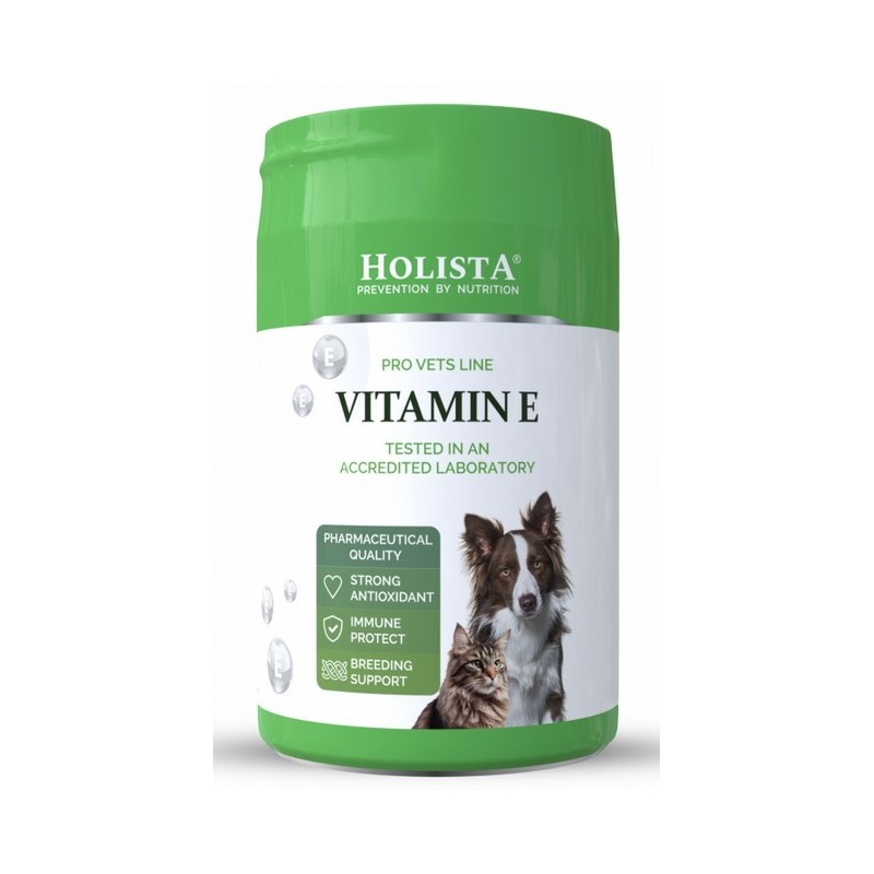 HOLISTA Vitamin E - Witamina E dla psa i kota (proszek) 200g