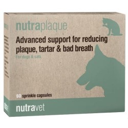 NUTRAVET Nutraplaque dla psów i kotów 60 kaps.
