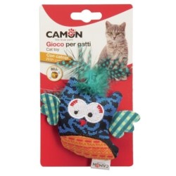 CAMON Cat Toy Ptaszek z Dzwonkiem i Kocimiętką 10cm