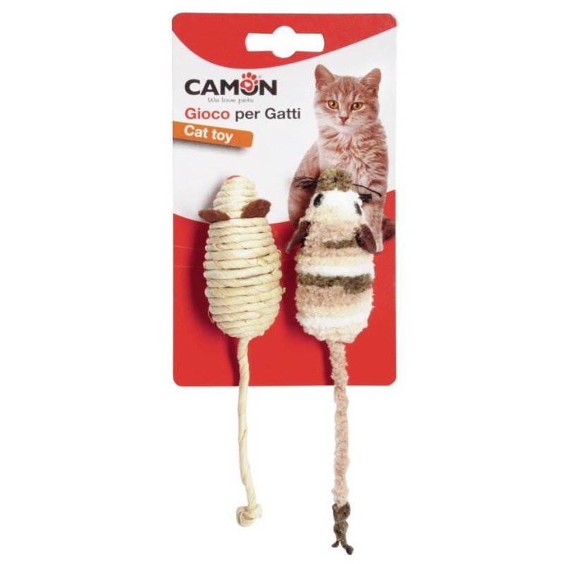 CAMON Cat Toy Myszki z Sizalu 2szt.
