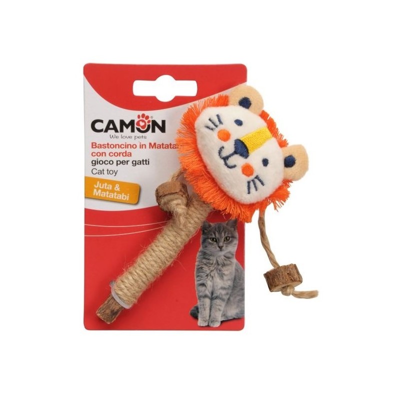 CAMON Cat Toy Matatabi Kij ze Zwierzętami