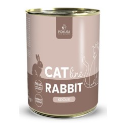 POKUSA CatLine karma mokra dla kotów dorosłych - królik 400g