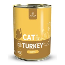 POKUSA CatLine karma mokra dla kotów dorosłych - indyk 400g