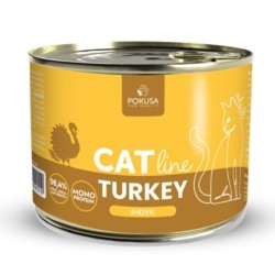 POKUSA CatLine karma mokra dla kotów dorosłych - indyk 200g