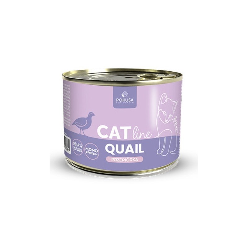 POKUSA CatLine karma mokra dla kociąt - przepiórka 400g