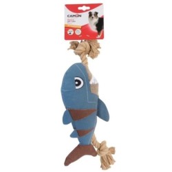 CAMON Zabawka Pluszowa Krab/Rekin z Liną 40 cm