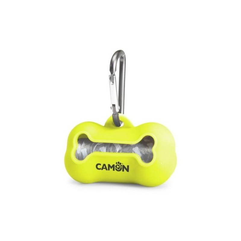 CAMON Pojemnik na Worki Silikonowy - Żółty